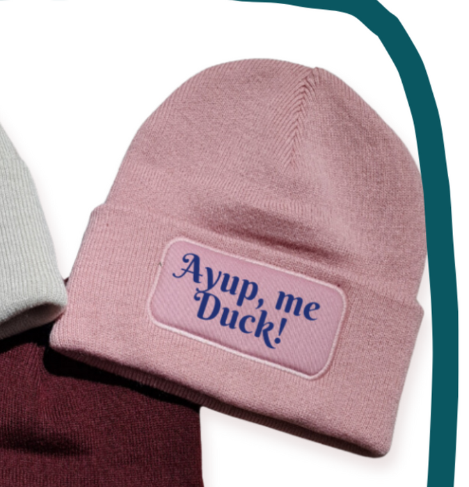 Pink Beanie - choose your design