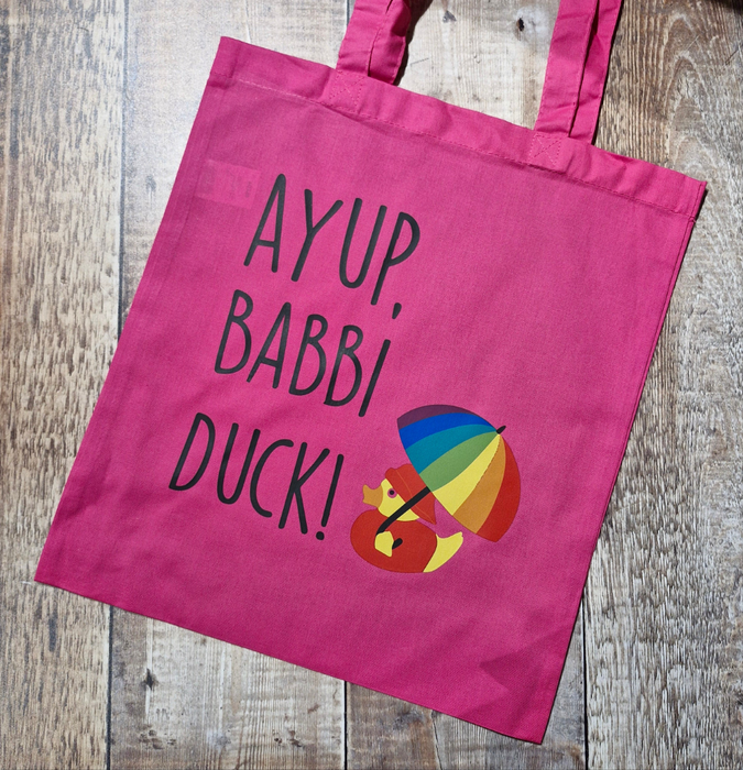 Ayup, Babbi Duck Tote Bag