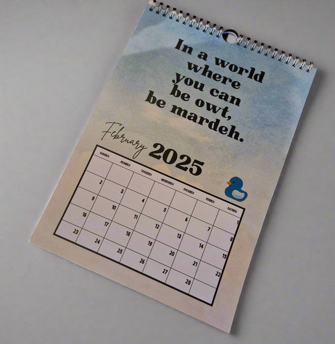 2025 Wall calendar