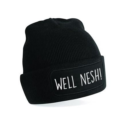 Black Bobble/Beanie Hats - choose your design